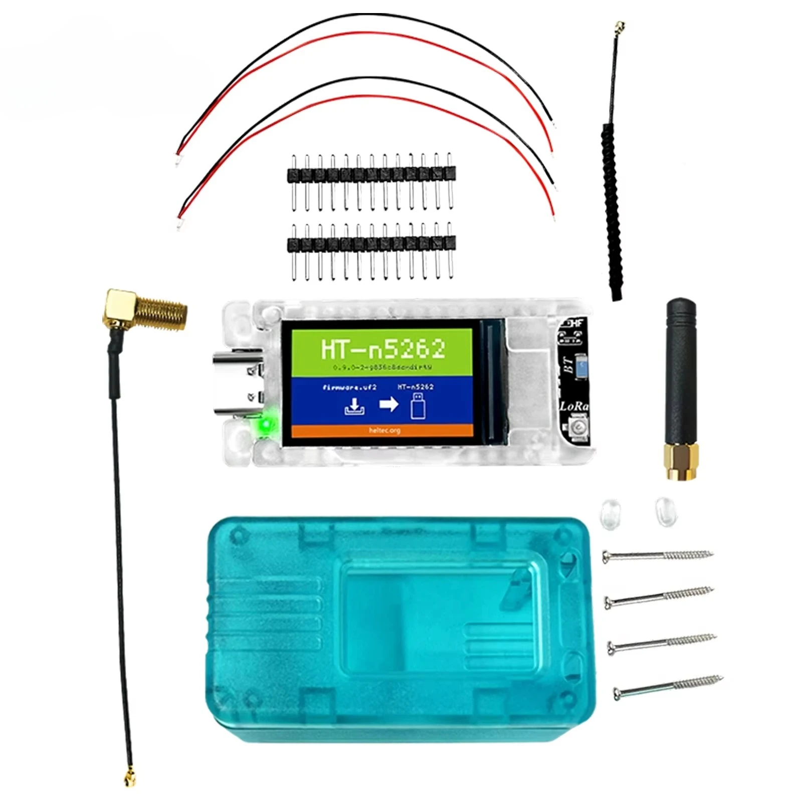 Heltec Mesh Node T114 LoRa + BLE 868MHz 915MHz nRF52840 SX1262 Pantalla TFT Placa de desarrollo de posicionamiento de baja potencia para Arduino Meshtastic