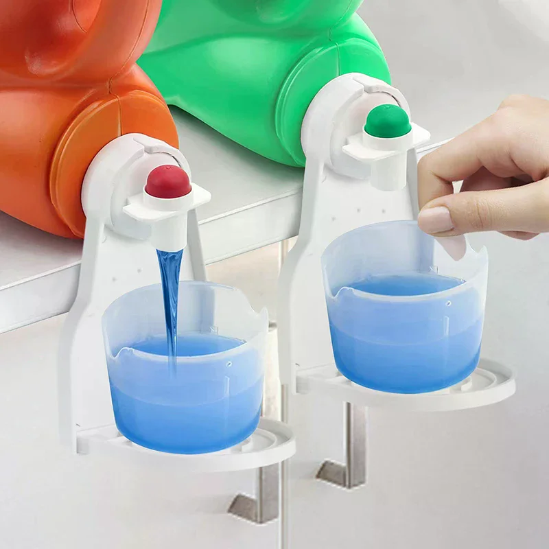 Laundry Detergent Drip Catcher Tray Cup Holder Soap Dispenser Fabric Softener Gadget Under Tub Liquid Container Organizer