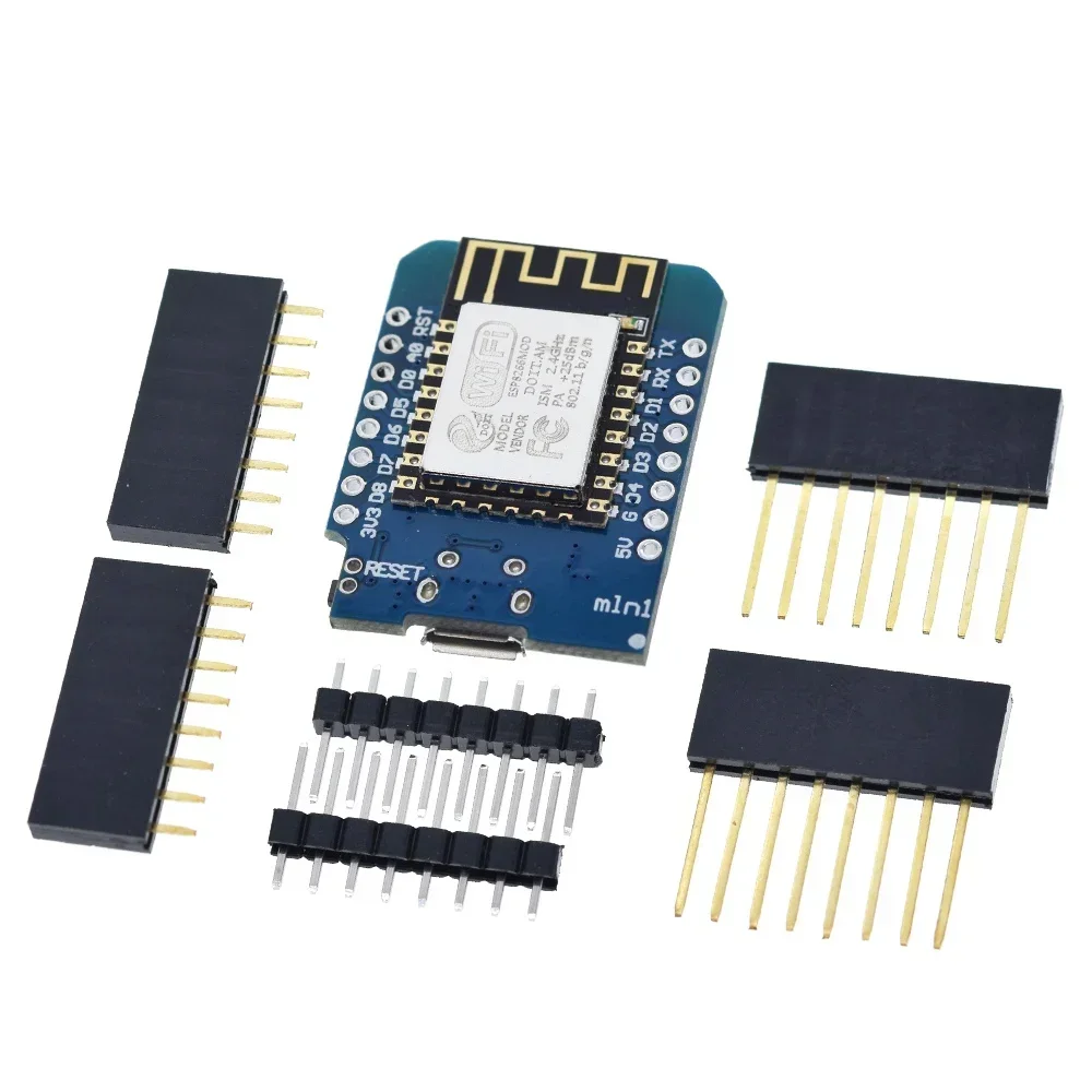 5PCS D1 Mini ESP8266 ESP-12F ESP12 Module WiFi Development Board Micro USB 3.3V Based On ESP-8266EX 11 Digital Pin For Arduino