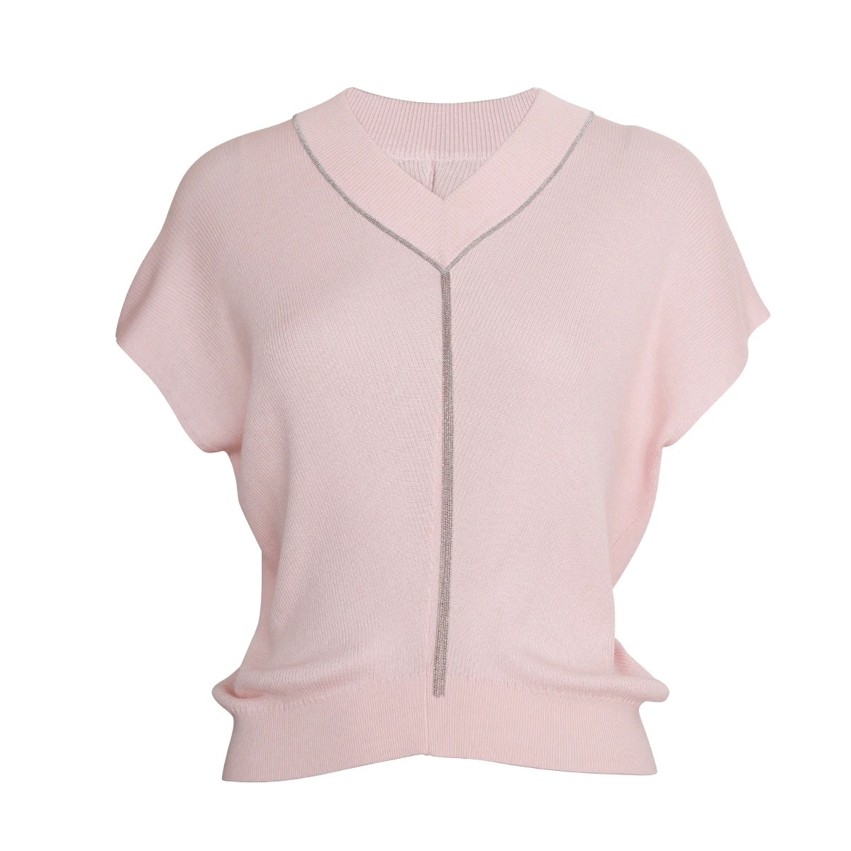 BC1026 Luxury Women\'s Clothing Silk Woolen Ladies Clothes loose Merino Wool Vest Sweaters For Woman