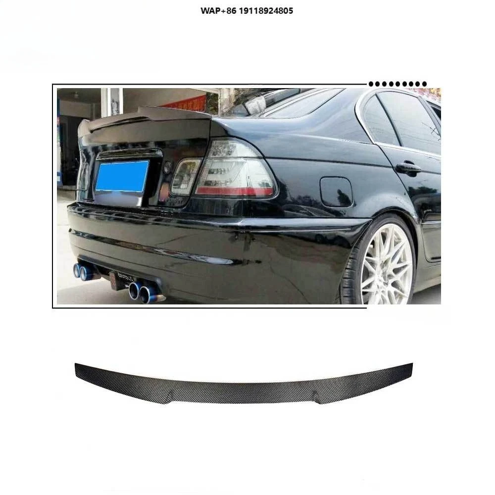

Carbon Fiber Rear Spoiler Wing for B-MW E46 3 Series 4-Door Sedan 1996-2005