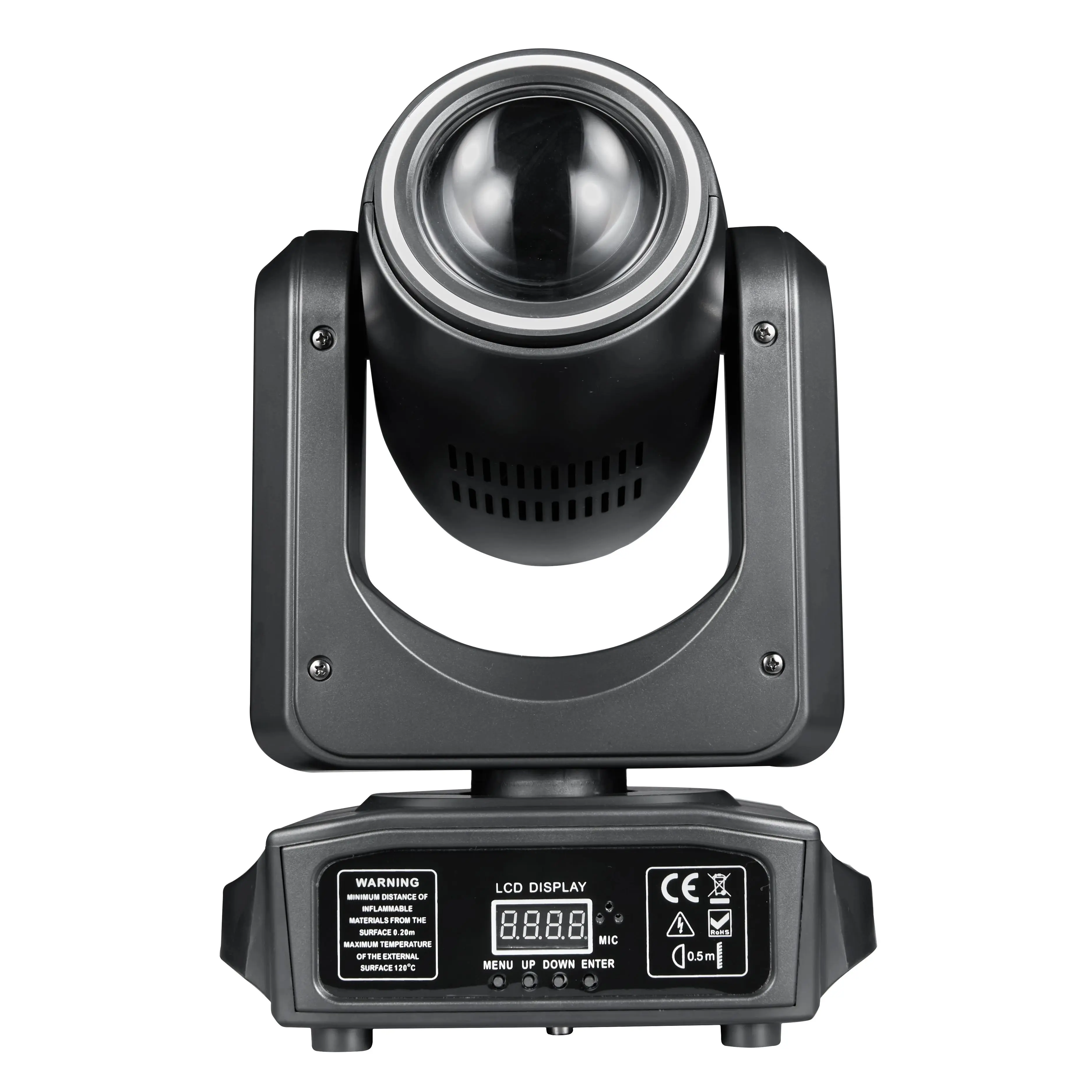 2 Stück Doppelseitiger Beam- & Halo-Effekt 180W LED Moving Head RGBW 360 ° Unendliche Rotation DJ DMX Musikbar Party Konzert Bühnenbeleuchtung