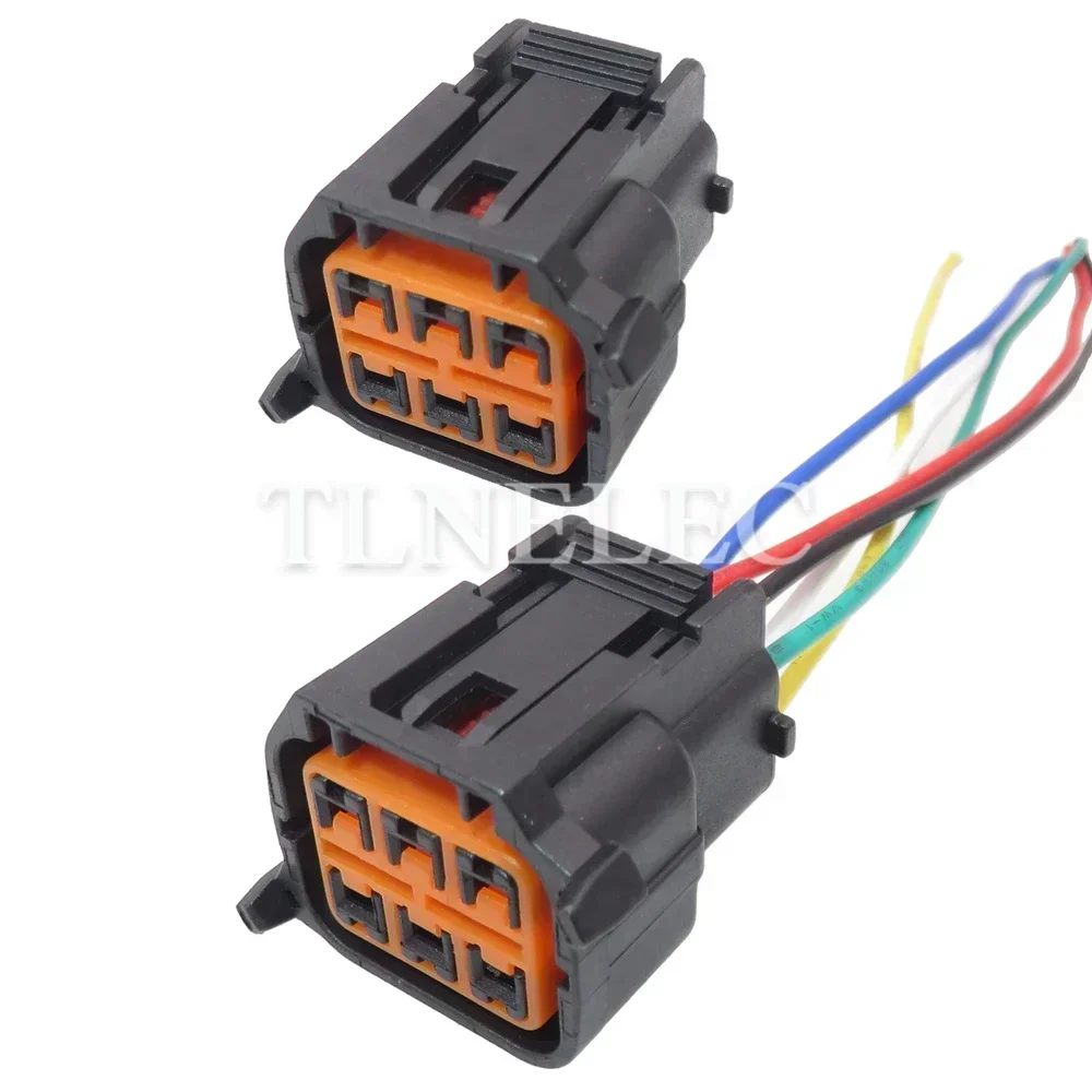 6 Pin Way Car Headlight Wiring Cable Socket With Wires Auto Lamp Connectors For Hyundai Kia HP066-06021