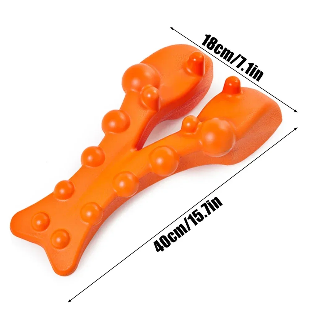 Therapoint Trigger Point Massager, massaggiatore Trapezius per il rilassamento del collo e delle spalle, cuscino chiropratico per l'allineamento della colonna vertebrale cervicale