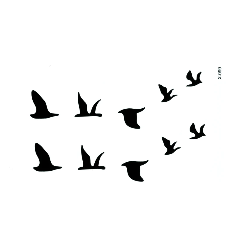 

Водонепроницаемые временные тату-наклейки: Птицы, перья, драконы, флеш-тату, тату-рукава, мужские тату-наклейки с поцелуем, хна-тату