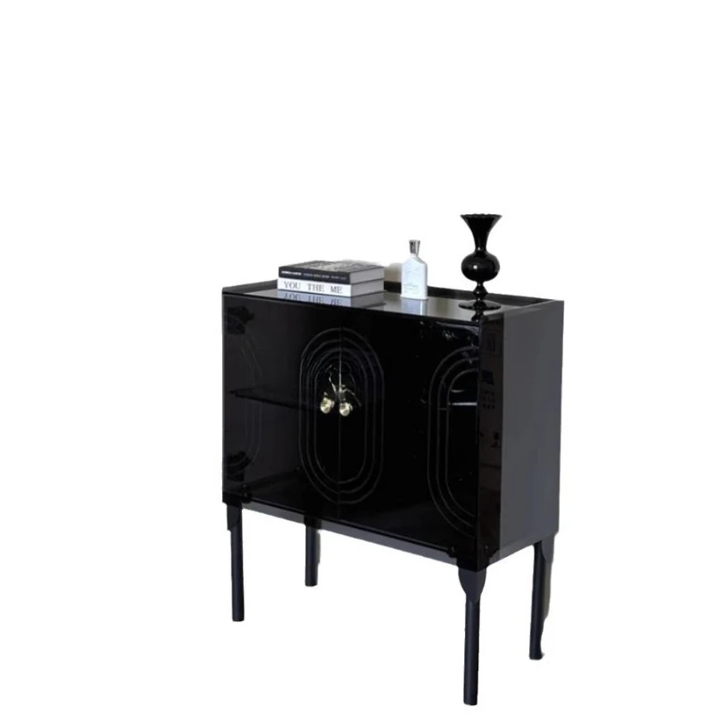 Light luxury acrylic door cabinet, simple and modern, storage display cabinet