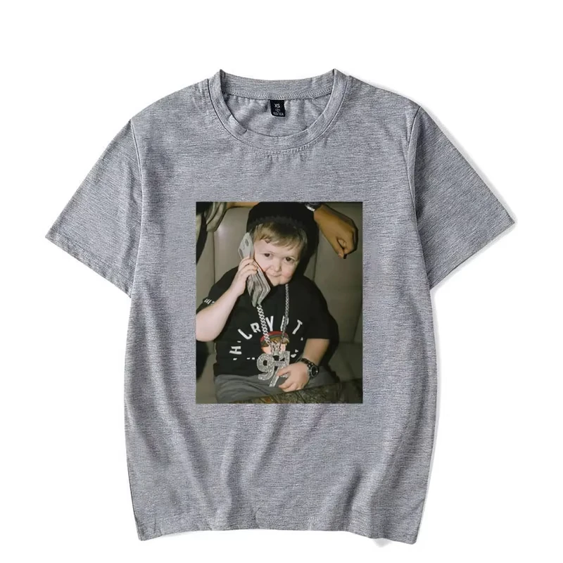 Hasbulla Fighting T-shirt Mini Khabib Blogger Graphic T-shirts Men Women High Quality Oversized Tee Shirt Streetwear