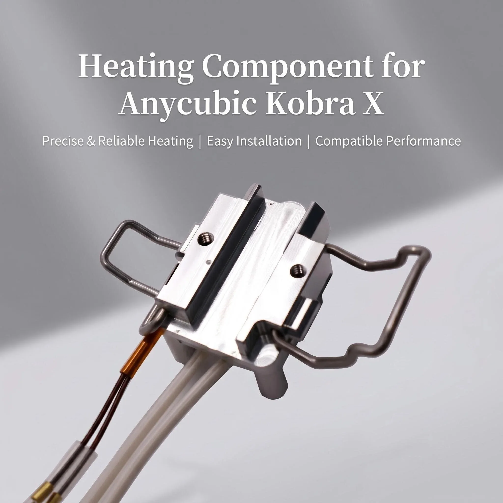 Anycubic Kobra X Heizbaugruppen-Kit mit Zirkonoxid-Isolierplatte, Hotend-Ersatzteile – Detail 3