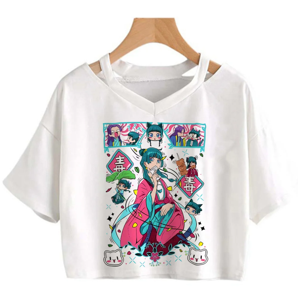 Apothecary Diaries Mao Mao Kusuriya No Hitorigoto cropped top shoujo cheap y2k meme t-shirt meme kawaii summer clearance sales