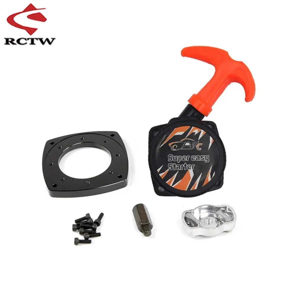 Super Easy Pull Starter or Rope Wheel Turbine for 23cc~36cc Engine Zenoah CY for 1/5 HPI Rovan Km Baja 5B 5T 5SC LT Rc Car Parts