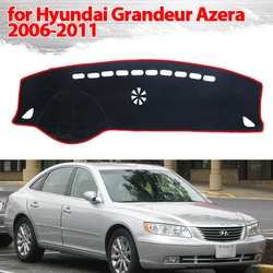 For Hyundai Grandeur Azera 2006 2007 2008 2009 2010 2011 Dashboard Cover Board Anti-Slip Mat Protect Pad Car Sunshade Carpet Rug