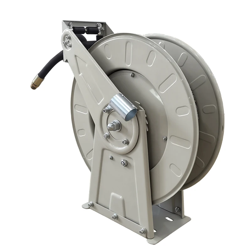 High Pressure Automatic Spring-Powered Lightweight Hose Reel Dispenser With 1-Year Warranty