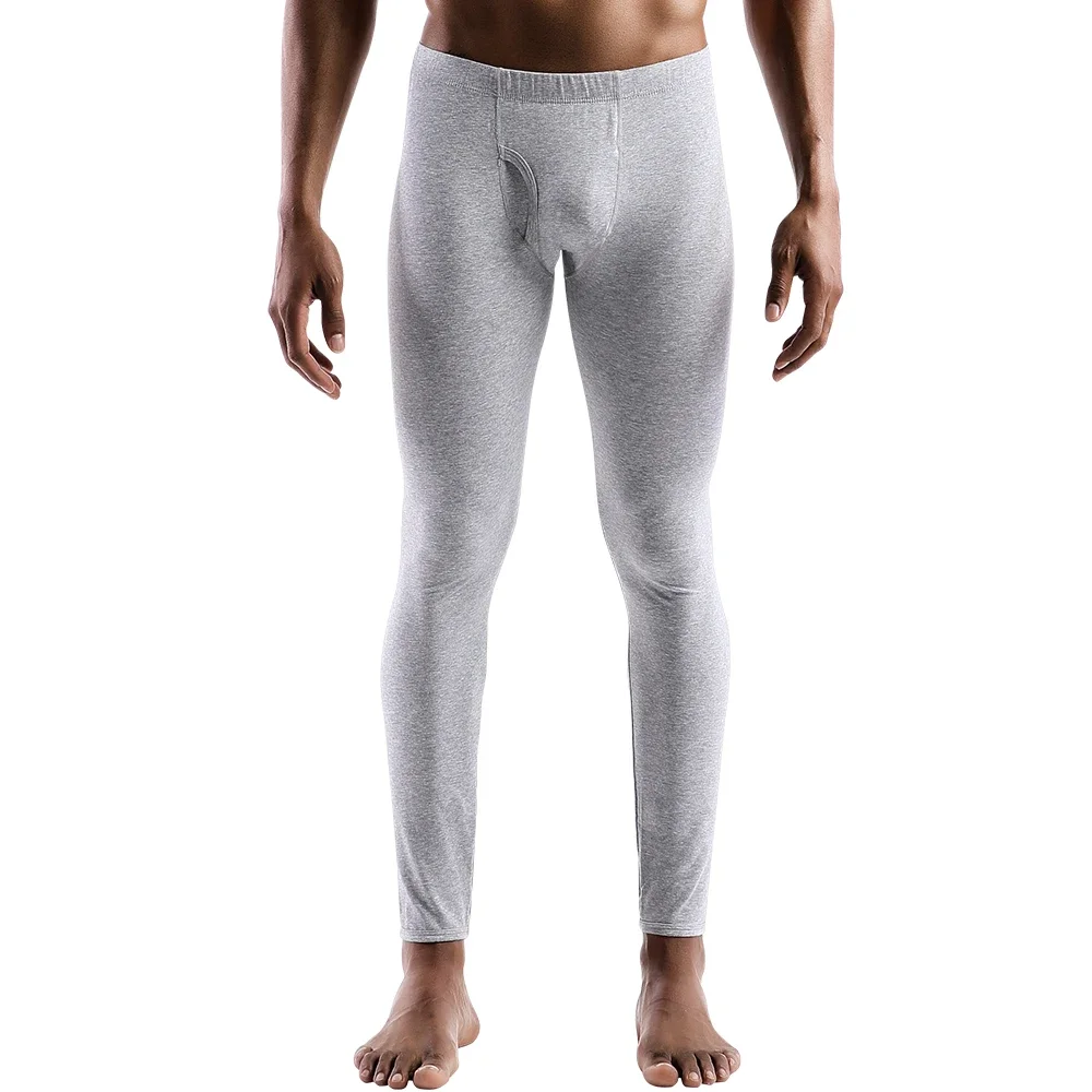 Men's winter and spring slim-fitting base layer pants, line pants, warm pants, thin tight-fitting tights, long pants