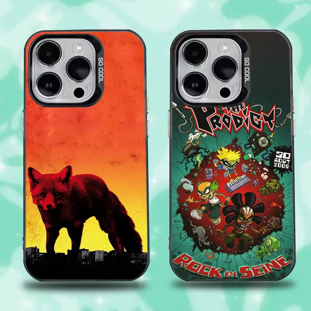

The P-Prodigy Logo Electronic Phone Case For iPhone 16,15,14,13,12,11,Pro,Max,Plus,Mini,XS,SE Anti Fall Black Matte Hard Bumper