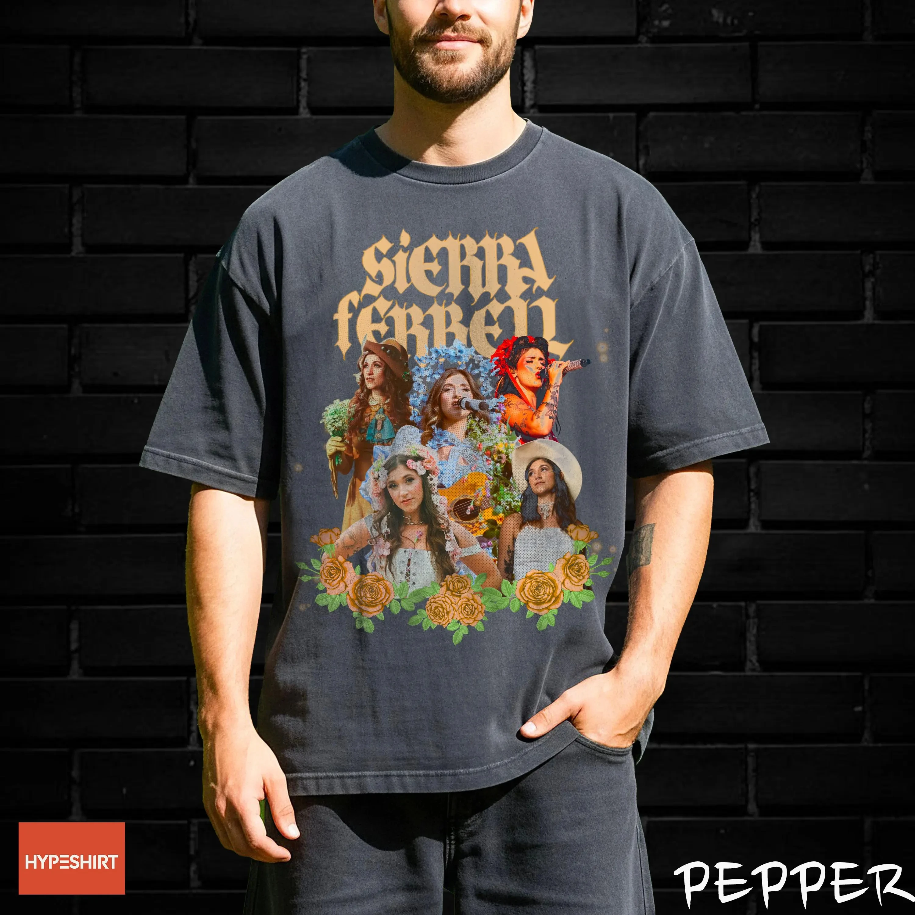 Sierra Ferrell Merch The Heavy Petal Tour 2026 T-shirt Summer Clothing Men Women Streetwear Fashion Oversized T-shirt Y2K