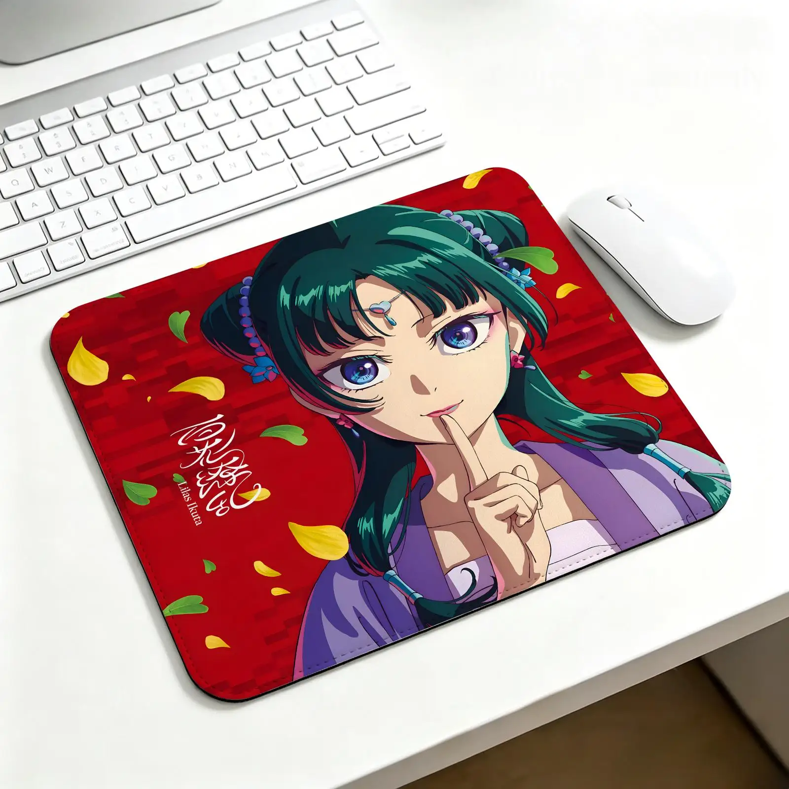 Mouse Pad Regular gaming mouse pad Office mouse pad Laptop desk mat Stitched edge S/M/L size mouse pad  The Apothecary Diaries