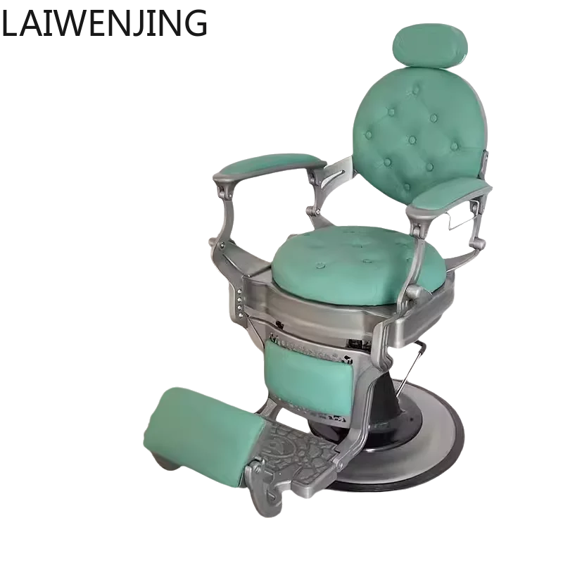 

MJY high-end retro hairdressing barber shop special perm and dyeing reclining chair