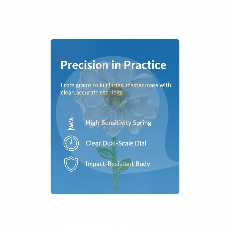 Analog Food Weighing Mechanical Scale High Accuracy Big Clear Dial for Home Kitchen Meal Prep Diet Tracking