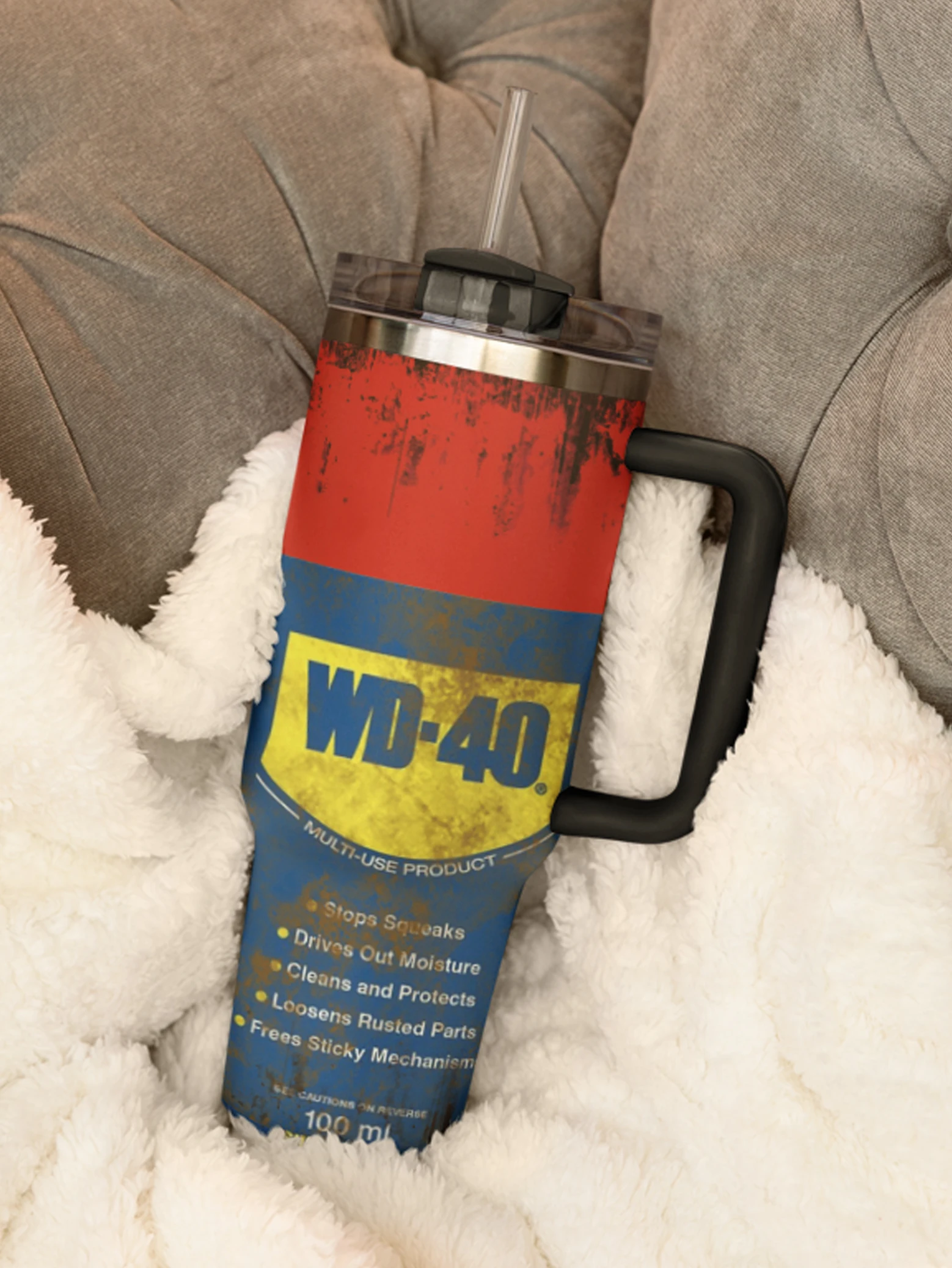 

40oz Tumbler With Lid, Insulated Stainless Steel Cup, Portable Vacuum Mug For Hot & Cold Beverages, Ideal Gift For Friends,