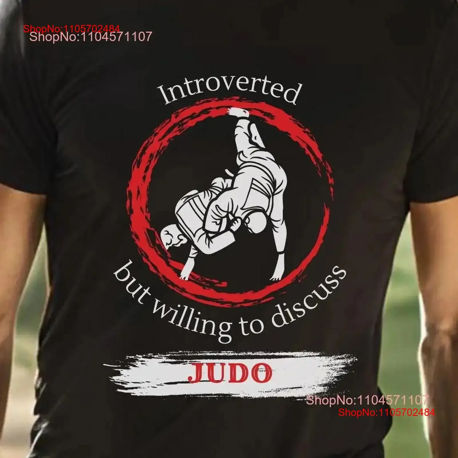 Introverted but willing to discuss Judo Heavy Cotton T Shirt Martial Arts Quiet Practitioner Lover Apparel vintage Washed
