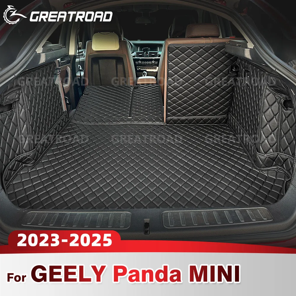 

GREATROAD для GEELY Panda MINI 2023 2024 2025 авто полное покрытие коврик для багажника автомобильный защитный коврик грузовой вкладыш аксессуары для интерьера