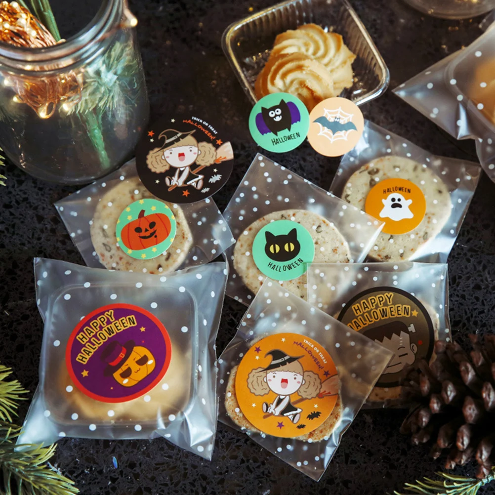 

300Pcs Candy Bags White Half Transparent Biscuit Baking Snack Gift Bags Durable Eco Friendly for Bakery Use Baking Bag