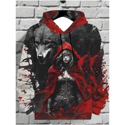 2024 Death Skull Angel and Demon 3D full print men's vest autumn and winter fashion original hoodie hoodie casual clothing