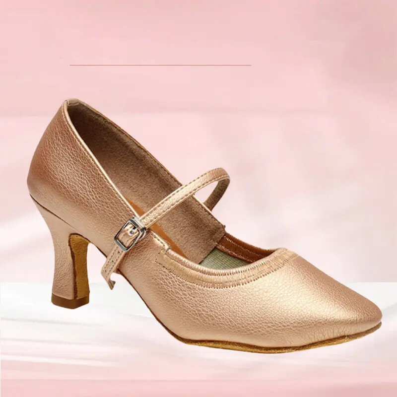 

Dance Shoes for Adults Women Professional Square Latin Social Waltz Modern Dance Performance Competition