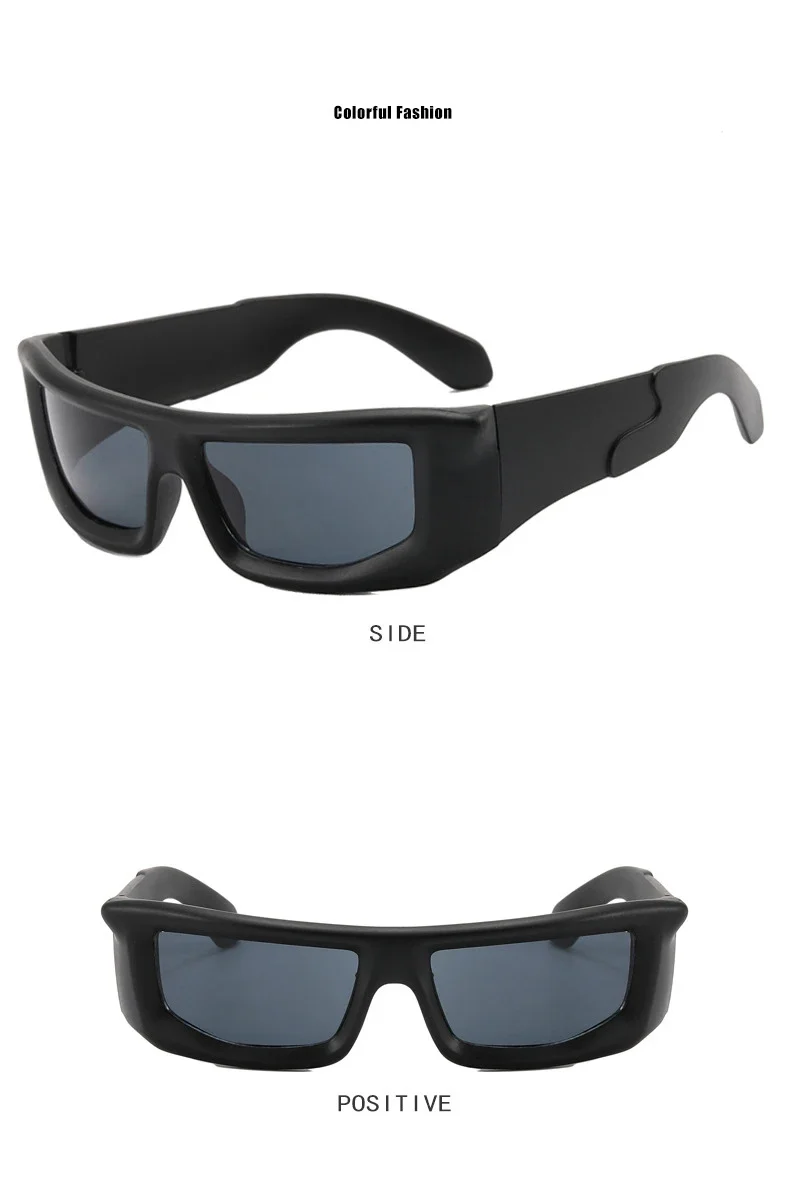 WINFUL Neue Y2k Wrap-Around Herren-Sonnenbrille mit Metallrand Outdoor-Sport Damen-Shades Trendiges Markendesign Vintage UV400 Brillen – Detail 9
