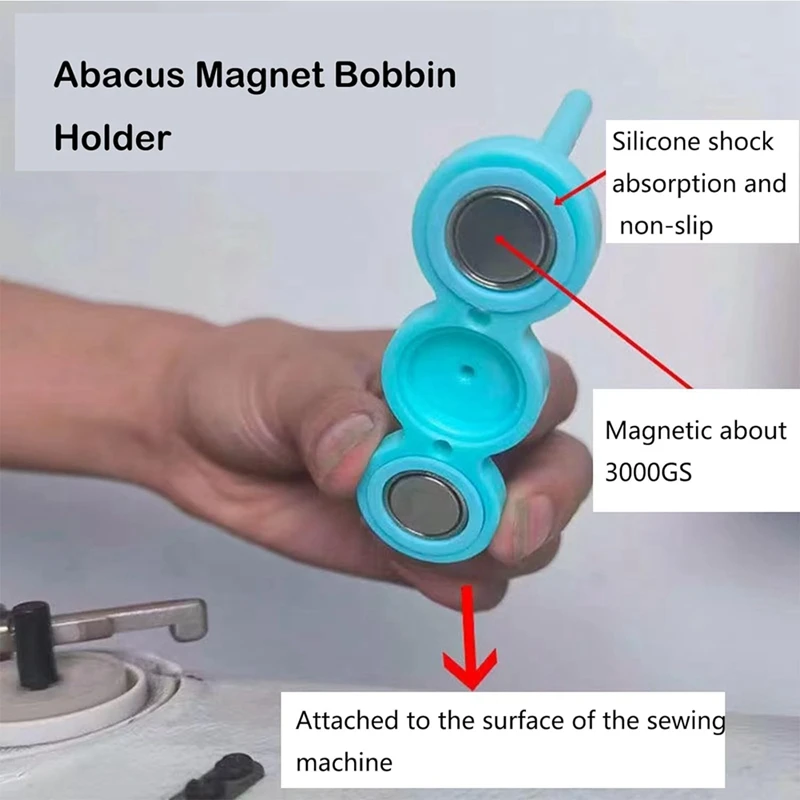 Magnetic Bobbin Holder,Thread And Bobbin Organizer For Machine Sewing Magnetic Adsorption Bobbin Organizer Storage