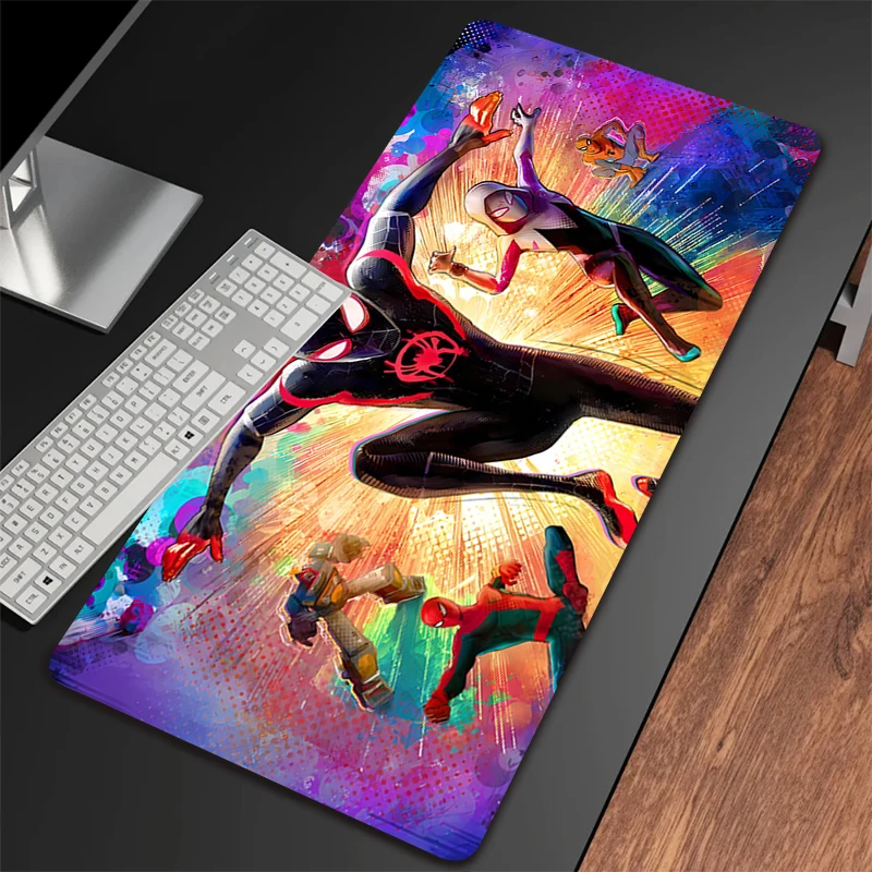 Large Mouse Pad S-Spider-Mans Non-Slip Rubber Edge locking mousepads Game play mats notebook computer M-Marvels Home Decor