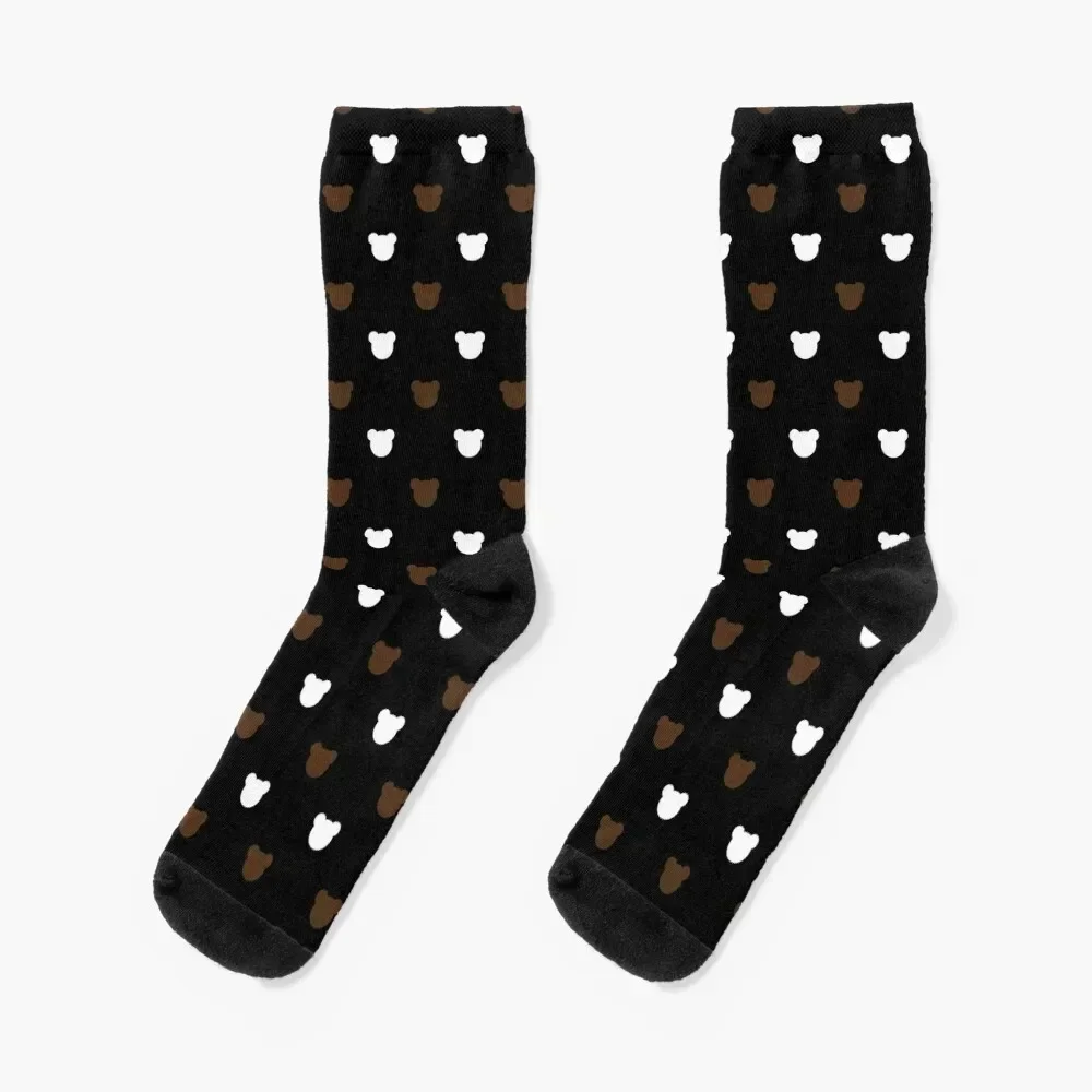 

Milk and mocha pattern Socks gifts with print Hiking boots japanese fashion Girl'S Socks Men's