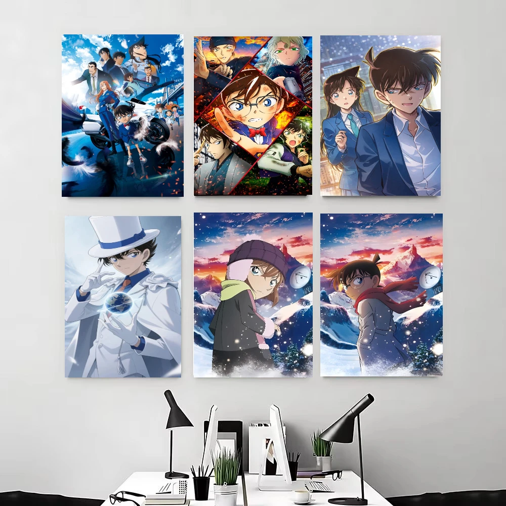 D-Detective C-Conan Anime Characters Oil Painting By Numbers Modern Wall Decor for Living Room Bedroom Home Decor Gift No Frame