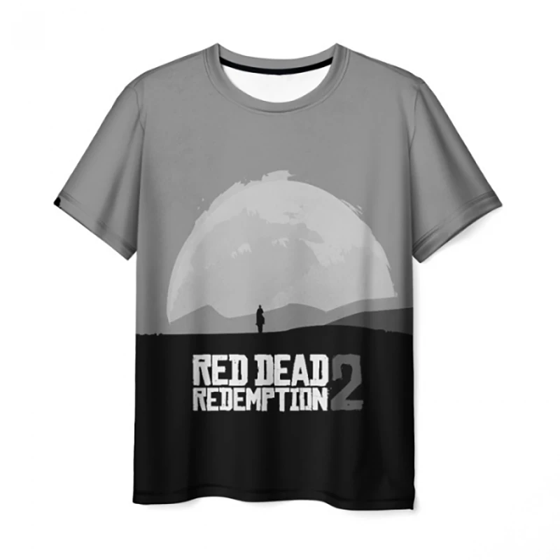 Summer New Red Dead Redemption 2 T-Shirts Game 3D Print Men Women Fashion Oversized Short Sleeve T Shirt Kids Tees Tops Clothing