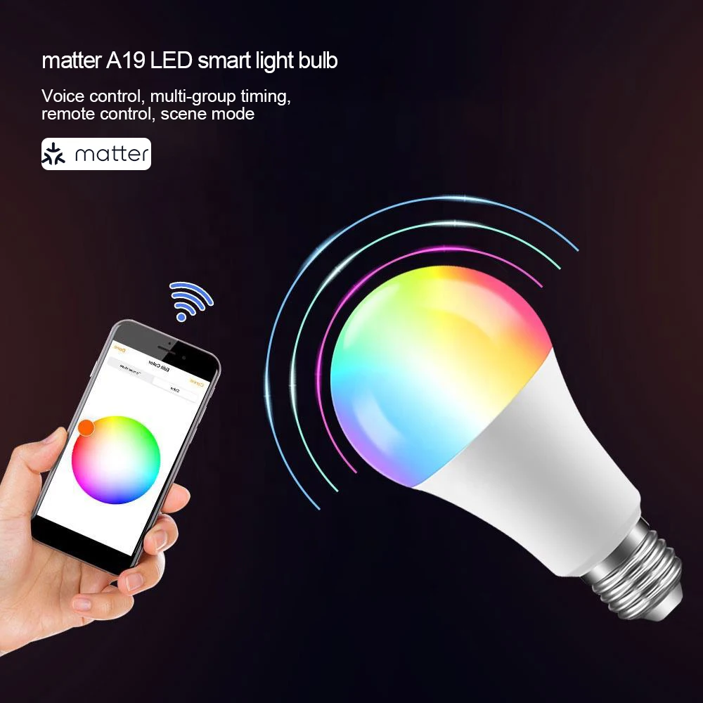 Tuya Bluetooth WiFi Smart Light Bulbs E27 LED Lamp RGB Smart Bulb 15W Smart Life APP Voice Control With Alexa Alice Google Home