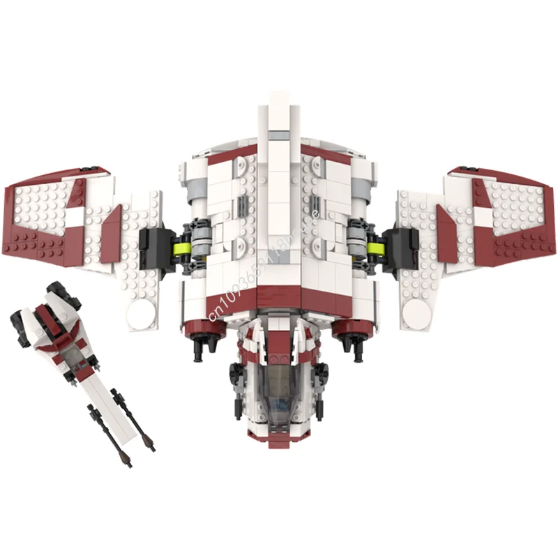 778 pçs moc república nuclás ataque shuttle estrela batalha modelo blocos de construção arquitetura tijolo idéia brinquedos diy presentes natal