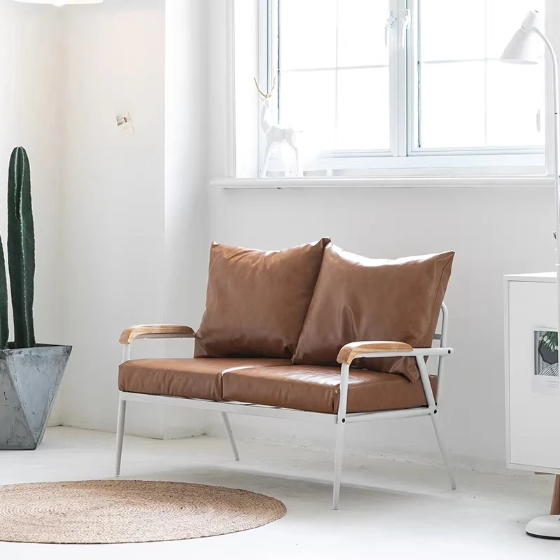 

Nordic simple fabric sofa, small apartment living room