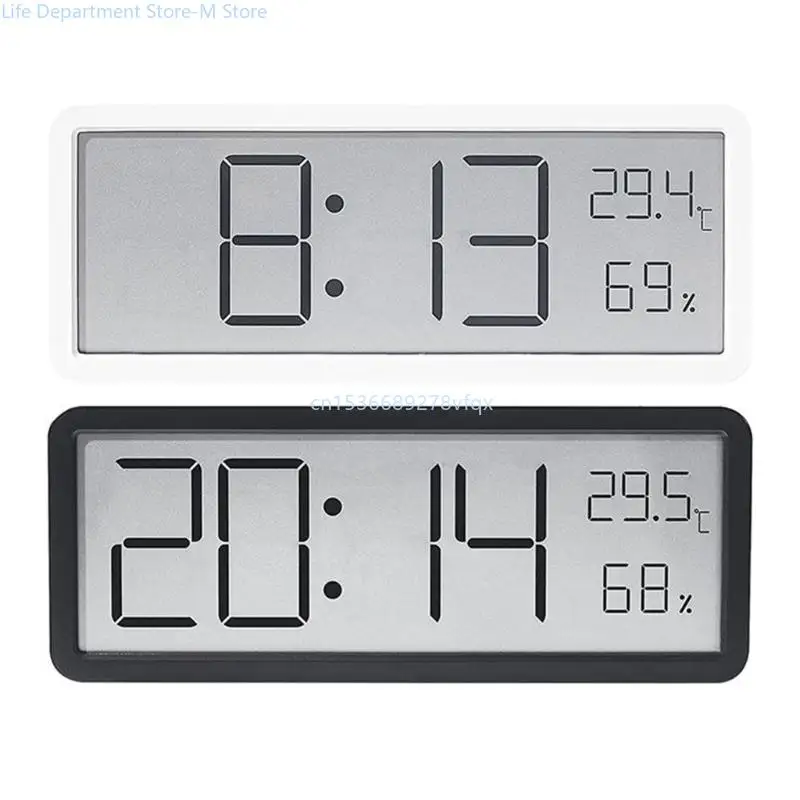 User Friendly Digital Wall Clock with Easy for Time and Alarm Setting