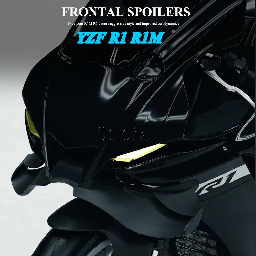 R1 R1M 2026 Front Spoiler For Yamaha YZF R1 YZF R1M 2020-2025 Lower Spoiler Lower Lip GP Wing Downforce Naked Frontal Spoilers