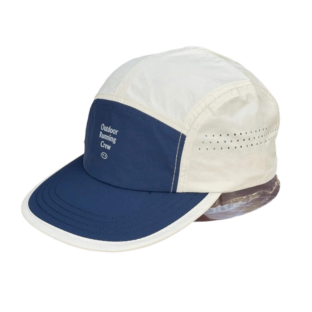 Unisex Color Block Quick-drying Baseball Caps Breathable Mesh Sun Hat Cotton Lightweight Flat-brim Sports Cap Summer