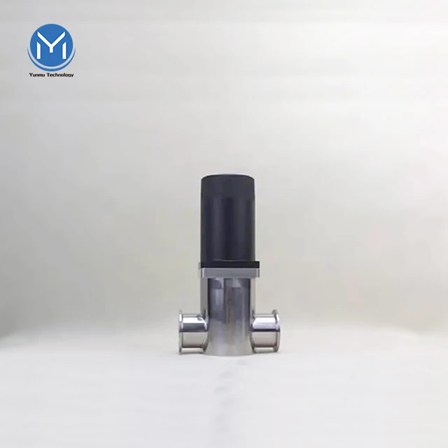 High Quality KF25 High Vacuum Electromagnetic Driven Angle Valve 3/2way solenoid valve