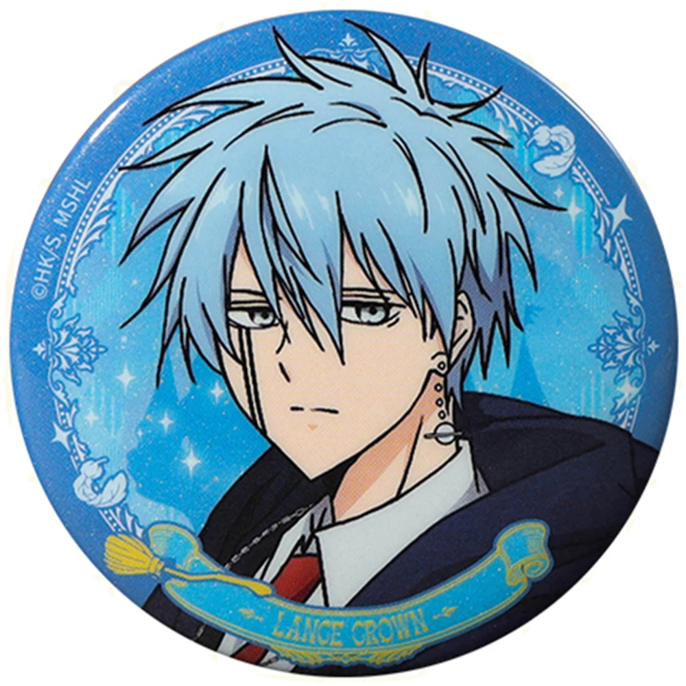 58mm Anime MASHLE: MAGIC AND MUSCLES Cosplay KOSTÜM Abzeichen Pin SPTE Weißblech Brosche ﻿   Requisite Gilf