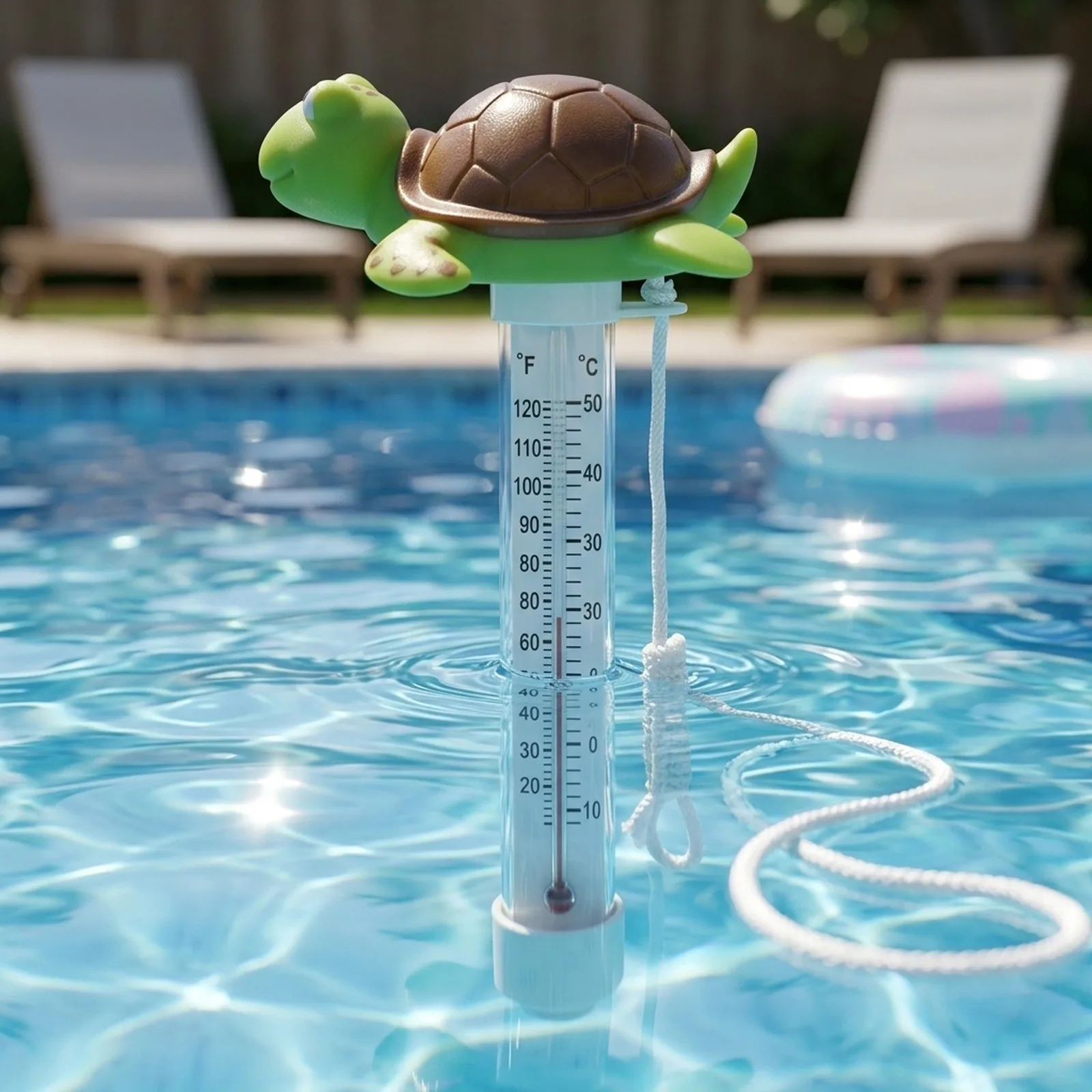 Indoor Pool Thermometer Pool Temperature Gauge Indoor Pools Outdoor Pools Float On Water High-quality Materials Large Display
