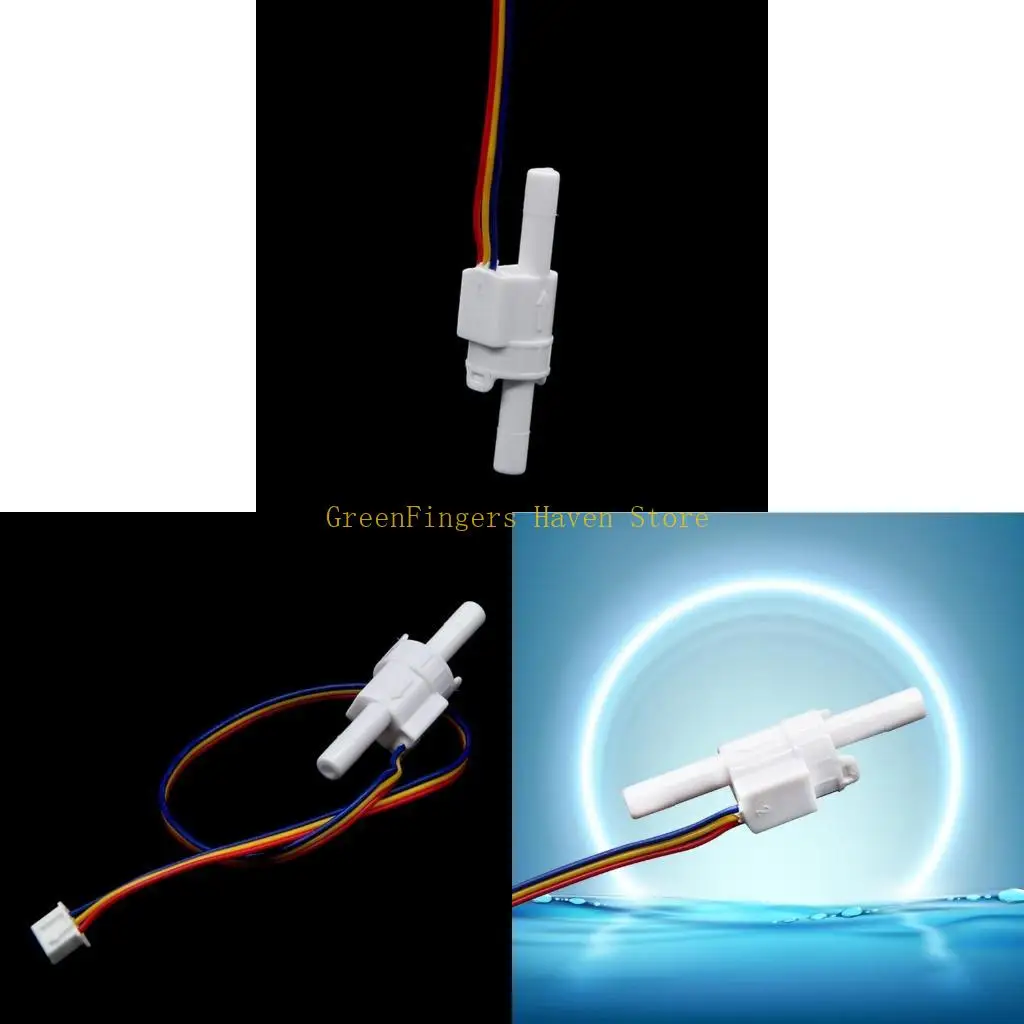 

F68D Fluidmeter Counter Sensors G1/4 DN8 Hall Effect Sensors Water Meter for Water Purifiers Measuring Instrument