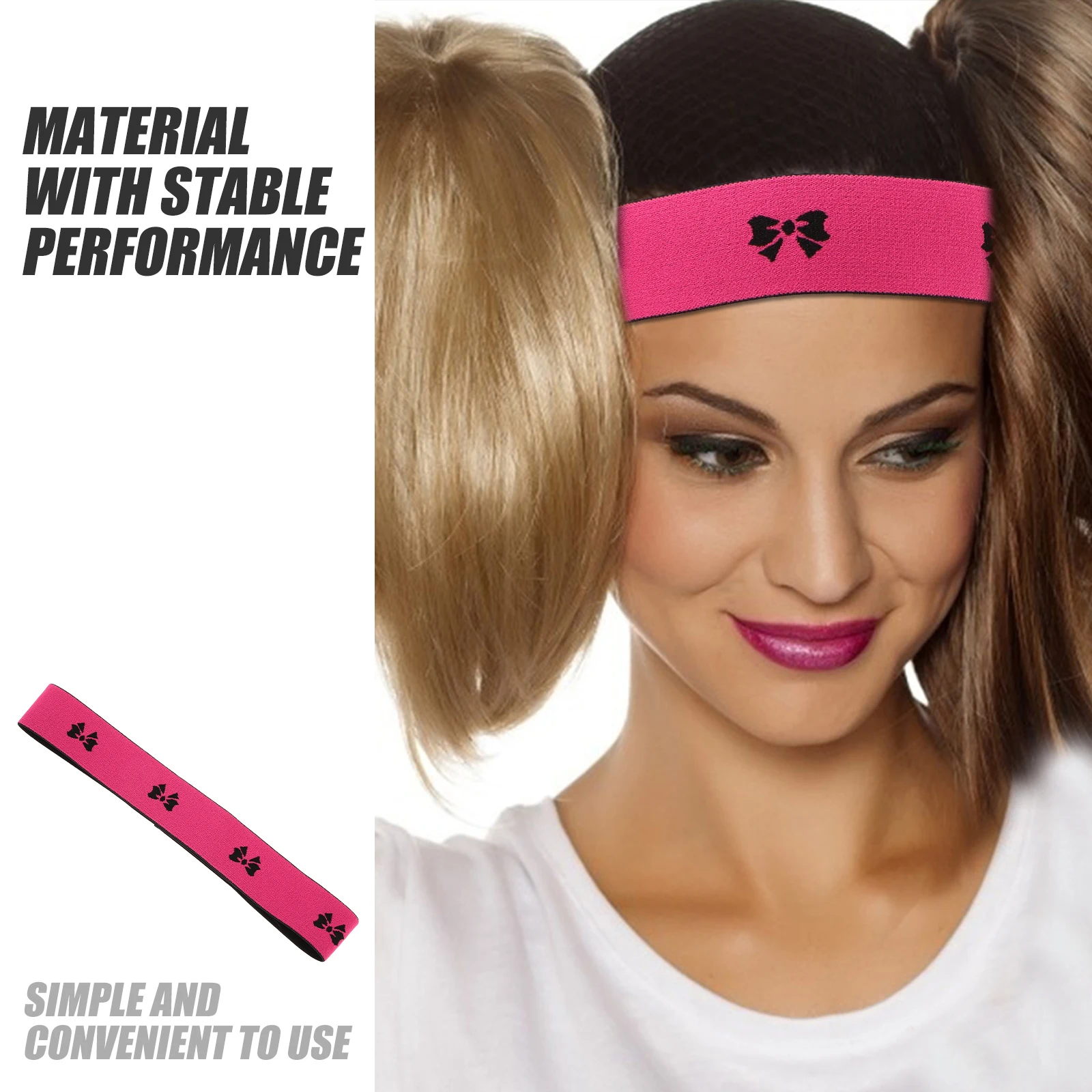 

Elastic Fixing Band Soft Reusable Strap Accessories Edge Holders Grip Sleeve Bands Hair Ballet Dancers Stretch Women Men