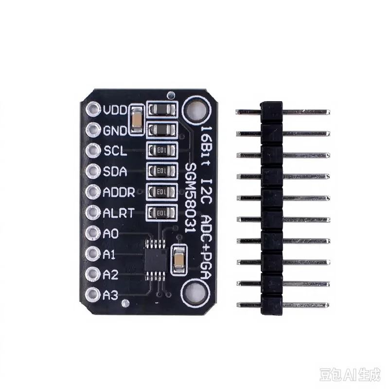 Digital for SGM58031 Module, I2C, Low-power High-precision 16-bit 4-channel Analog-to-Digital Converter