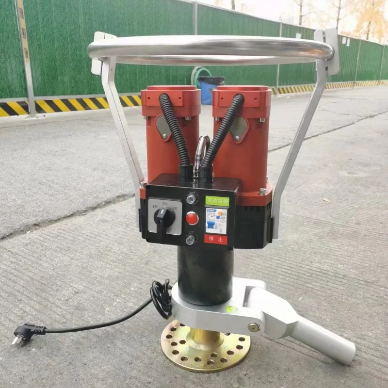 Electric photovoltaic pile driver handheld high torque ground screw pile driving special equipment