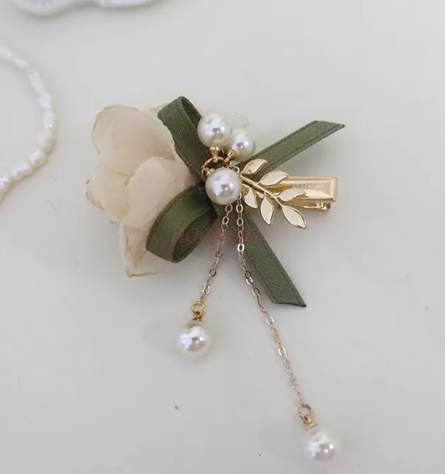 Gardenia jasminoides Duckbill Jiasen Girls Super Fairy Side Clip Hairpin Hairpin Hair Jewelry