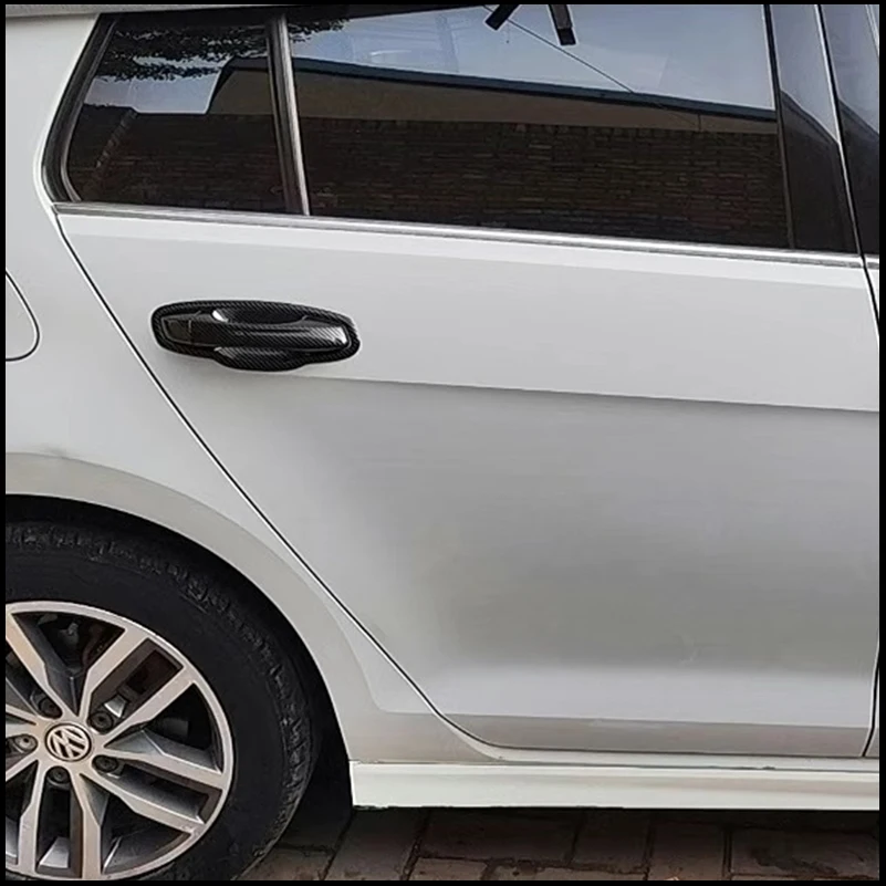

Car Styling For Volkswagen Golf 7 MK7 2014 2015 2016 Door Handle Bowl Cup Cover Trim Decorative Auto Auto Parts Accessories