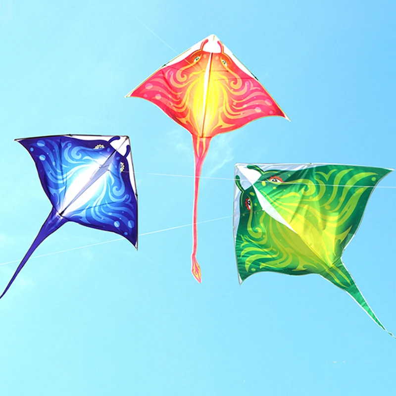 Kostenloser Versand Teufel Fisch Drachen fliegende Spielzeuge für Kinder Drachen Goldfisch Drachen Hai Drachen Brise Drachen Cartoon Drachen Nylon Linie Koi